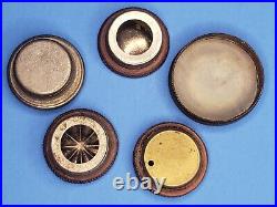 Lot of 5 Vintage Antique Old Aladdin Kerosene Oil Lamp Fuel Filler Fill Caps
