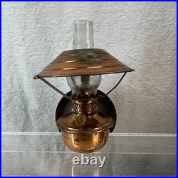 Lot of 9 Antique Oil Lamps with Chimneys Brass, Glass & Metal Aladdin #23