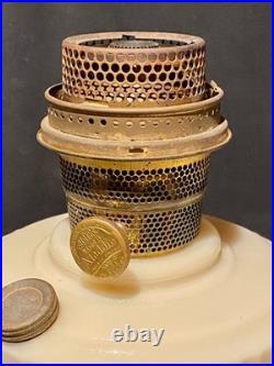 MATCHED PAIR Antique 1940s ALADDIN Tall Lincoln Drape Alacite Lamps Model B