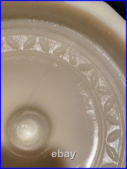 MATCHED PAIR Antique 1940s ALADDIN Tall Lincoln Drape Alacite Lamps Model B