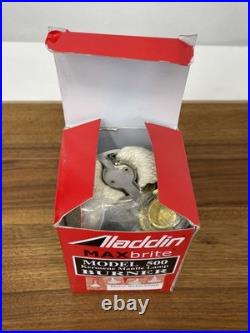 MATTE Nickel ALADDIN MaxBrite Improved Model 500 Kerosene Mantle Lamp Burner NIB