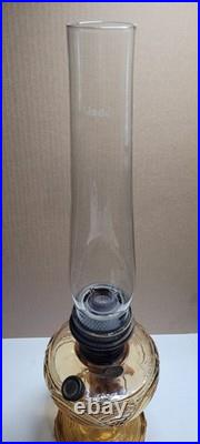 Mantle Lamp Co Nu-Type Model B Aladdin Amber Kerosene Lamp