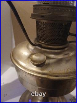 Model 12 Aladdin Kerosene Lamp. Looks All Original Shade Is Perfect