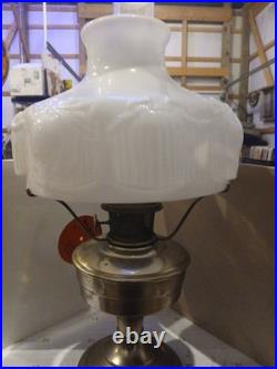 Model 12 Aladdin Kerosene Lamp. Looks All Original Shade Is Perfect