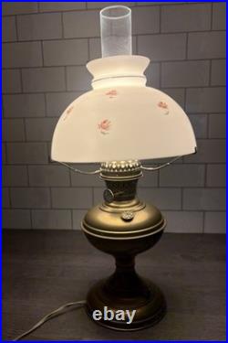 Model 2 1910 Antique Aladdin Brass Complete Lamp Electrified -Early Chicago GWTW