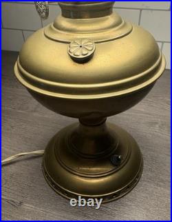 Model 2 1910 Antique Aladdin Brass Complete Lamp Electrified -Early Chicago GWTW