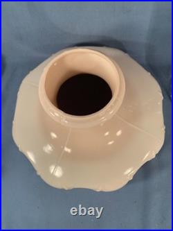 Model B-75 Aladdin Alacite Glass Lincoln Drape Oil Lamp Electric w Alacite Shade