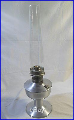 NEW ALADDIN ALUMINUM KEROSENE OIL TABLE LAMP #23 BURNER