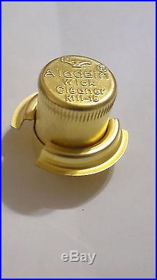 NEW Aladdin LOGO Brass Oil Kerosene Lamp Wick Cleaner Trimmer R111-1B