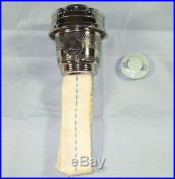 NEW NIB Aladdin N236N Nickel Model 23A Kerosene Mantle Lamp Oil Burner Lox-On