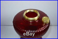 NEW Reproduction Aladdin Lamp Nu Type Model B Vertique Table Lamp Font Ruby Red