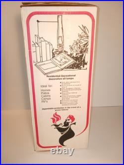 NIB Aladdin Oil Lamp Genie II withKerosene Burner, Gallery, Chimney, Mantle