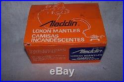 NOS 10 Original Aladdin Lox-On Mantles Models 12-B-C & 21c for oil lamp burner