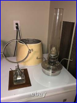 NOS Aladin 23 Chromed Kerosene Lamp Complete