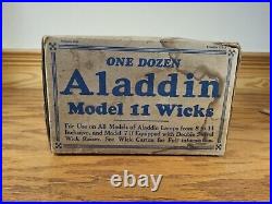 NOS One Dozen Aladdin MODEL 11 WICKS Store Display Box Certain 7, 8, 9, 10