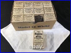 NOS One Dozen Aladdin MODEL 11 WICKS Store Display Box Complete 7, 8, 9, 10