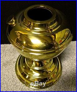 New Aladdin Deluxe Brass Table Desk Kerosene Oil Lamp Font N128-4 Alladin K102-U