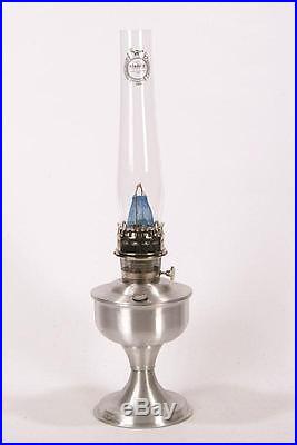 New Aladdin Kerosene Mantle Lamp Brushed Aluminum Table Lamp # A2310 New in Box