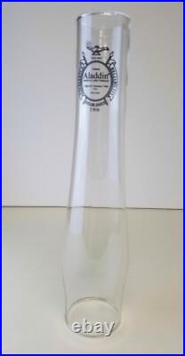New Aladdin Lamp Clear Short Lincoln Drape #C6192 with brass burner NOS