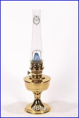 New Aladdin Mantle Lamp Company Brass Heritage Table Kerosene Mantle Lamp #B2301