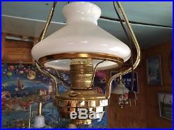 New In Box Aladdin Hanging Lamp Oil Or Electric Model 23 no Damage