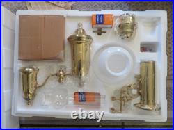 New Old Stock! Aladdin No. 23 Brass Study Oil Lamp