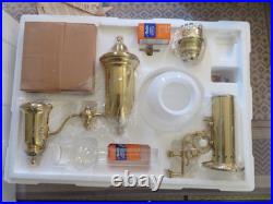 New Old Stock! Aladdin No. 23 Brass Study Oil Lamp