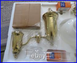 New Old Stock! Aladdin No. 23 Brass Study Oil Lamp