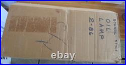 New Old Stock! Aladdin No. 23 Brass Study Oil Lamp