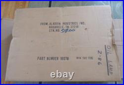 New Old Stock! Aladdin No. 23 Brass Study Oil Lamp