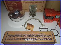 New Vintage Aladdin 23 Caboose Kerosene Mantle Lamp With Original Box
