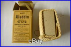 New in Original Box Model 11 Aladdin Kerosene Mantle Lamp Wick Collector's Item