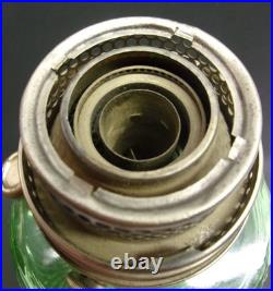 Nice Old ALADDIN Green Washington Drape Lamp Base-Fount-Font withNu-Type B Burner