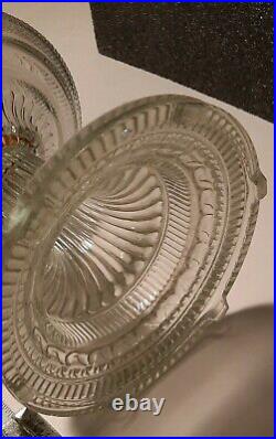 Nice Vintage ALADDIN Kerosene Oil Lamp. Model B Nice Hobnail Pattern
