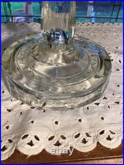 Nice Vintage Aladdin Washington Drape 24 Pedestal Oil Lamp With Wick & Shade