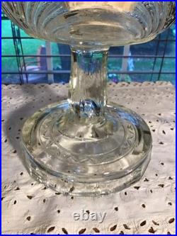 Nice Vintage Aladdin Washington Drape 24 Pedestal Oil Lamp With Wick & Shade