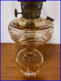 Nu-Type Model B Aladdin Drape Oil Lamp with Draped Shade NOT Electrified