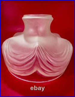 Nu-Type Model B Aladdin Drape Oil Lamp with Draped Shade NOT Electrified