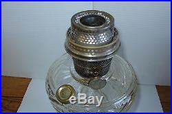 Nu-Type Model B Aladdin Lamps Clear Crystal Washington Drape Table Lamp B-39