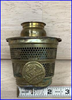 OIL LAMP BURNER Aladdin Brass Kerosene Light Part NU-TYPE Model B Mantle Lamp CO