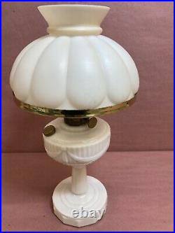ORIGINAL VINTAGE ALADDIN MODEL B-75 TALL LINCOLN DRAPE ALACITE Oil Kerosene Lamp