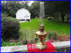 Oil / Kerosene Lamp. Vintage Aladdin No. 12. Mantle Lamp Co. Chigago U. S. A