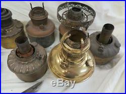 Oil Lamp Kerosene Aladdin Lamp Miller Success Brass Victorian 10 Fonts