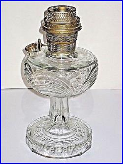 Oil Lantern Mantle Lamp Co Nu Type Model B Aladdin Glass Crystal Kerosene Burner