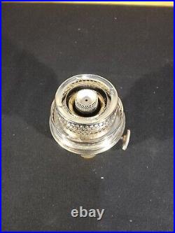 Old Original Aladdin Lamp Model B Nickel Burner Chicago Nu-Type