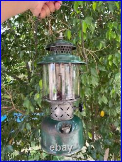 Old Vintage Coleman Aladdin Conversion 1944 Kerosene Pressure Lantern Lamp, Usa