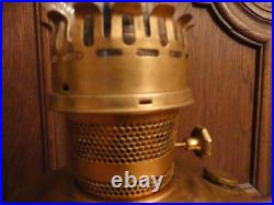 Original Aladdin Kerosene Lamp Burner Model 23 Brass Approx 60 x 15cm