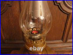 Original Aladdin Kerosene Lamp Burner Model 23 Brass Approx 60 x 15cm
