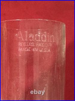 Original Aladdin Lox On 3 Line Logo Oil Lamp Chimney In Original Box Old #2