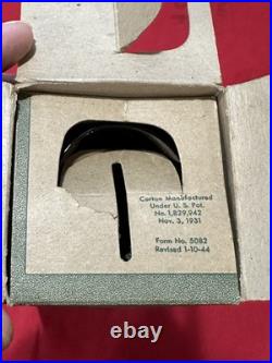 Original Aladdin Lox On 3 Line Logo Oil Lamp Chimney In Original Box Old #2